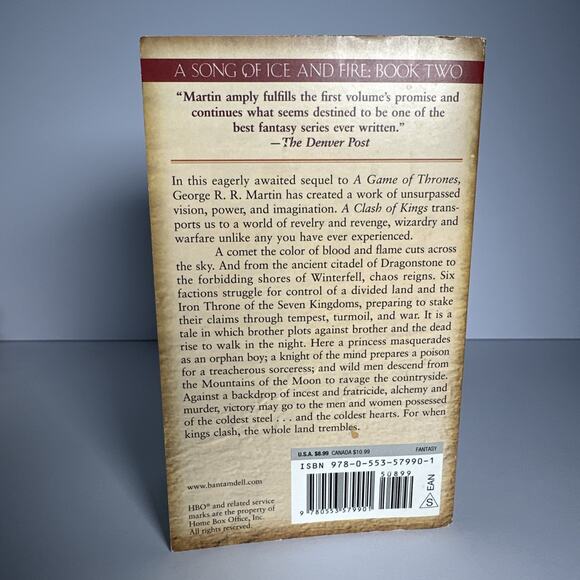 A Clash of Kings (A Song of Ice and Fire, Book 2) - Mass Market Paperback - GOOD - Picture 2 of 7